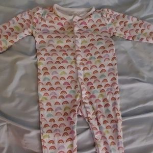 Rainbow 6-9mon pjs